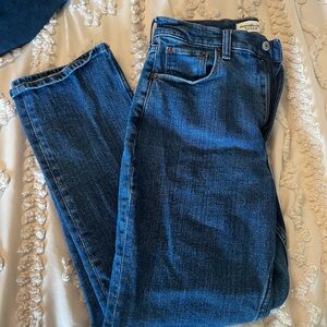Abercrombie & Fitch Indigo Straight Leg Jeans